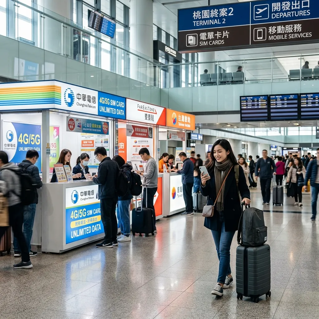 Por que evitar o Kiosk no Aeroporto de Taoyuan economiza seu dia
