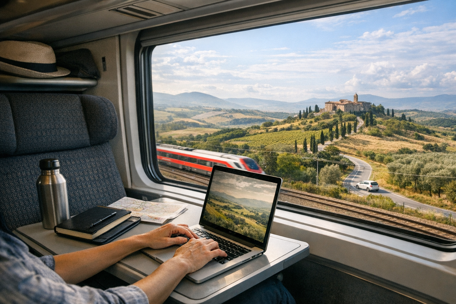 Italy eSIM for Train & Road Trips: Best eSIMs for Tethering & Remote Work on Rome–Florence–Venice–Milan