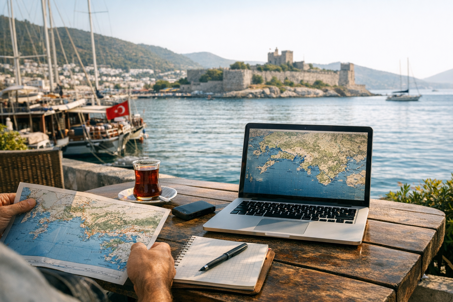 Best eSIMs for the Turquoise Coast: Bodrum, Marmaris & Datça — sailing, tethering and coverage tips (Turkey)
