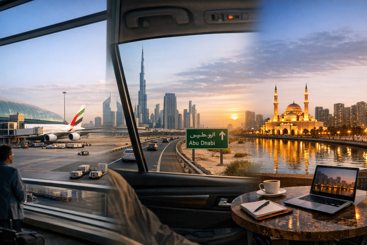 Best eSIMs for short business trips to the UAE — Dubai, Abu Dhabi & Sharjah (tethering, VoIP & airport tips)